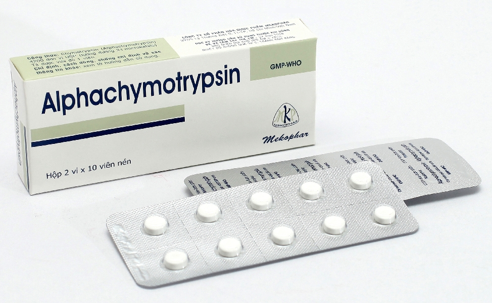 Alphachymotrypsin: Công dụng cách dùng, tác dụng phụ