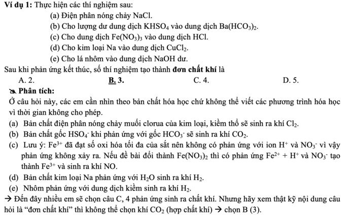 Ôn thi tốt nghiệp THPT: Bí quyết giành trọn điểm Hóa vô cơ