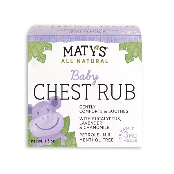 Hướng dẫn cách sử dụng Maty’S All Natural Baby Chest Rub® an toàn