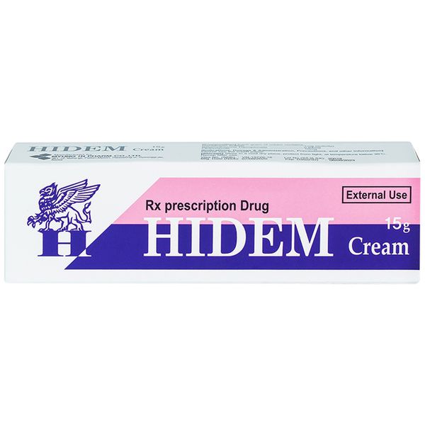 Liều dùng và cách sử dụng của kem bôi da Hidem Cream