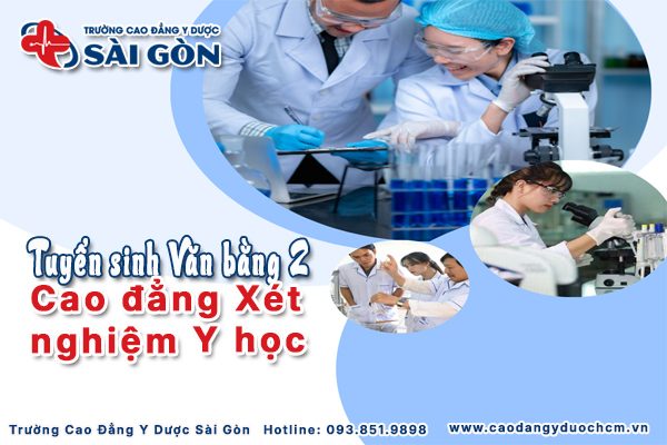 Th&ocirc;ng tin tuyển sinh Văn bằng 2 Cao đẳng X&eacute;t nghiệm Y học năm 2026
