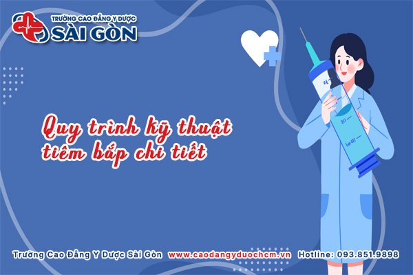 Tìm hiểu quy trình thực hiện kỹ thuật tiêm bắp 