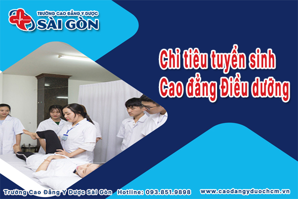 chỉ tiêu tuyển sinh cao đẳng điều dưỡng