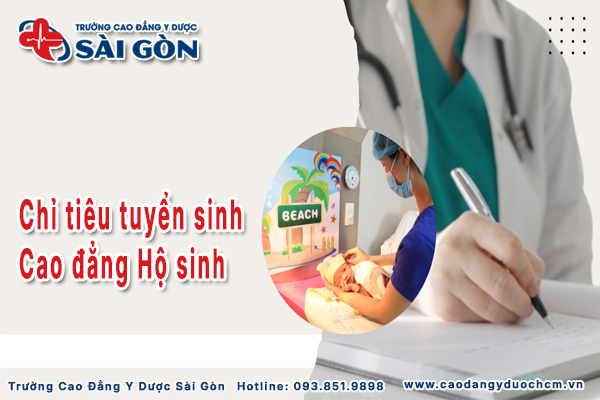 Chỉ ti&ecirc;u tuyển sinh Cao đẳng Hộ sinh năm 2025 Trường Cao đẳng Y Dược S&agrave;i G&ograve;n