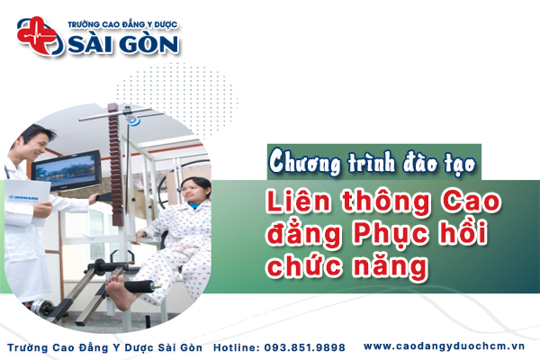 Chương tr&igrave;nh học li&ecirc;n th&ocirc;ng cao đẳng phục hồi chức năng