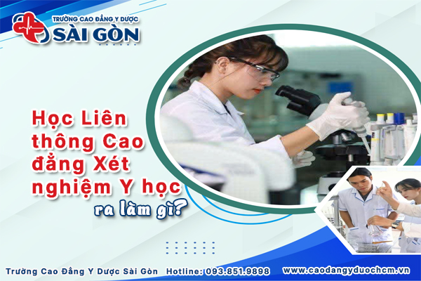 học li&ecirc;n th&ocirc;ng cao đẳng x&eacute;t nghiệm Y học ra l&agrave;m g&igrave;