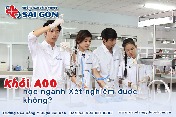 khối a00 học ng&agrave;nh x&eacute;t nghiệm được kh&ocirc;ng
