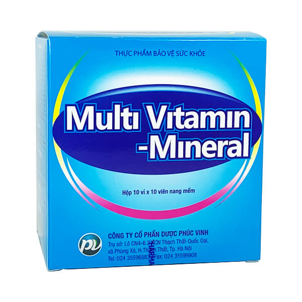 thuốc Multivitamin mineral bổ sung vitamin và khoáng chất 