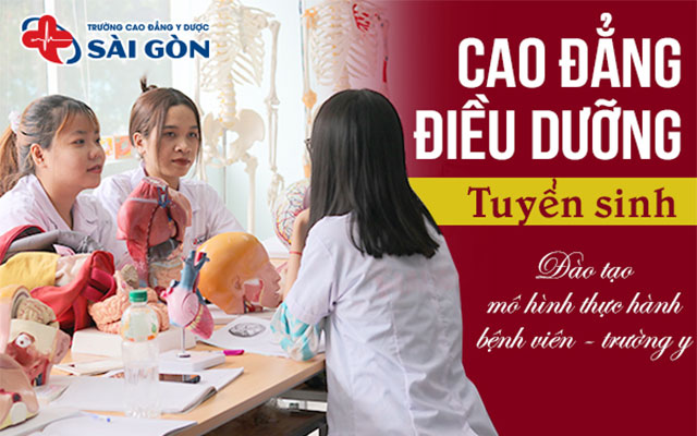 trường cao đẳng y dược s&agrave;i g&ograve;n tuyển sinh cao đẳng điều dưỡng