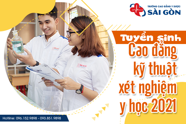 Trường CĐ Y Dược Sài Gòn tuyển sinh ngành kỹ thuật xét nghiệm