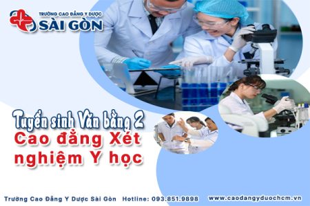 Thông tin tuyển sinh Văn bằng 2 Cao đẳng Xét nghiệm Y học 2026